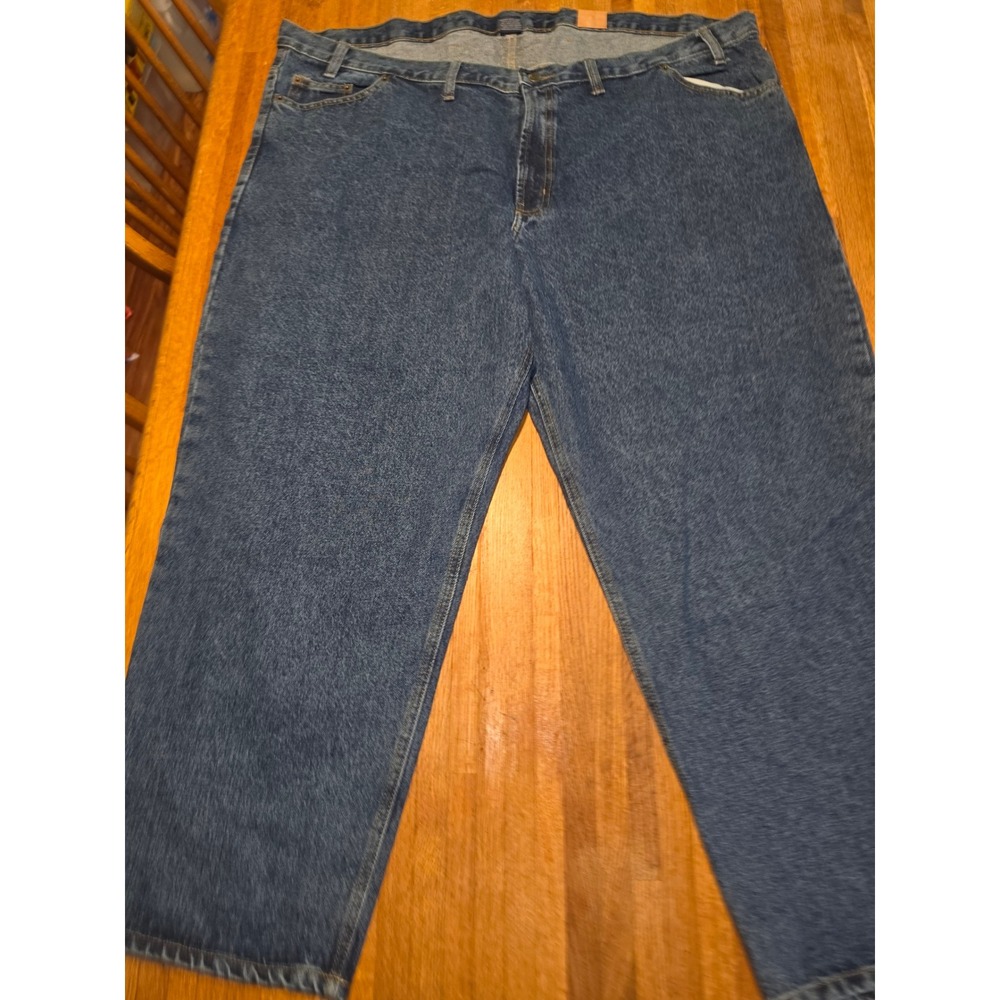 RK Brand Real Work Wear Mens Relaxed Fit Denim Jeans 48x30 Medium Wash RK5POC